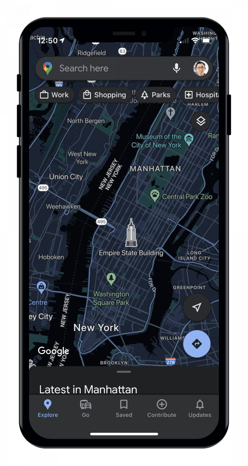 Google Maps Dark Mode And Live Location Updates Coming To IPhone