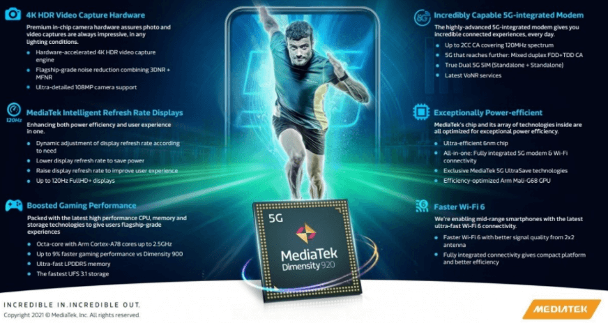 MediaTek Announces Dimensity 920 and 810 base on 6nm Chips-1