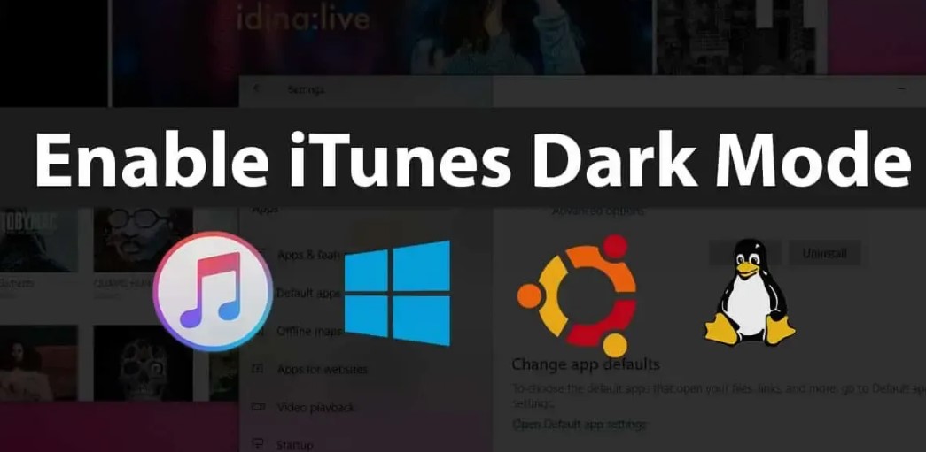Using iTunes Dark Mode on Windows or Mac Easily