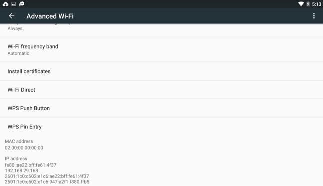 Find IP Address, MAC Address, and Other Network Connection Details on Android