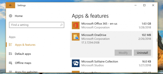 Never Gonna Use OneDrive? You Can Just Uninstall It