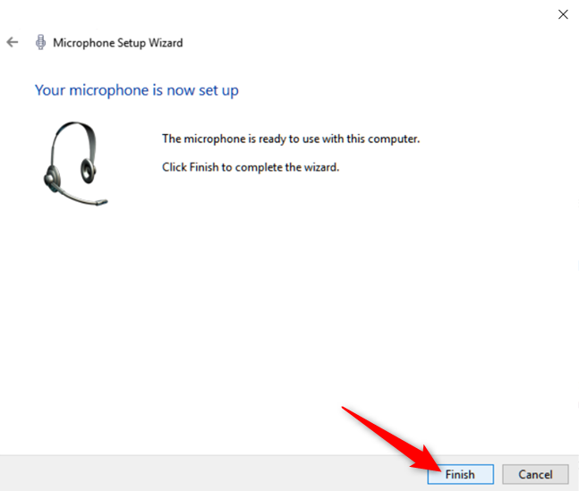 Set Up and Test Microphones in Windows 10 - 8