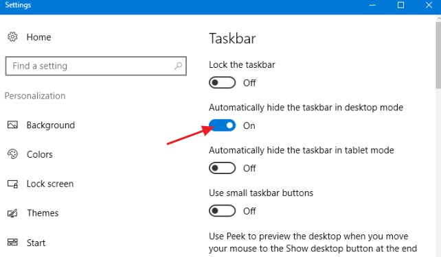 Verify Your Taskbar Settings (and Restart Explorer)