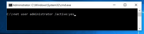 Enable Built-in Administrator Account in Windows