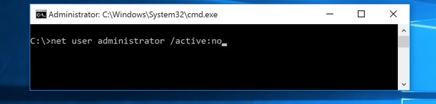 Enable Built-in Administrator Account in Windows