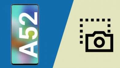 how to take a screenshot on the Samsung Galaxy A52
