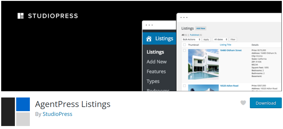 AgentPress Listings