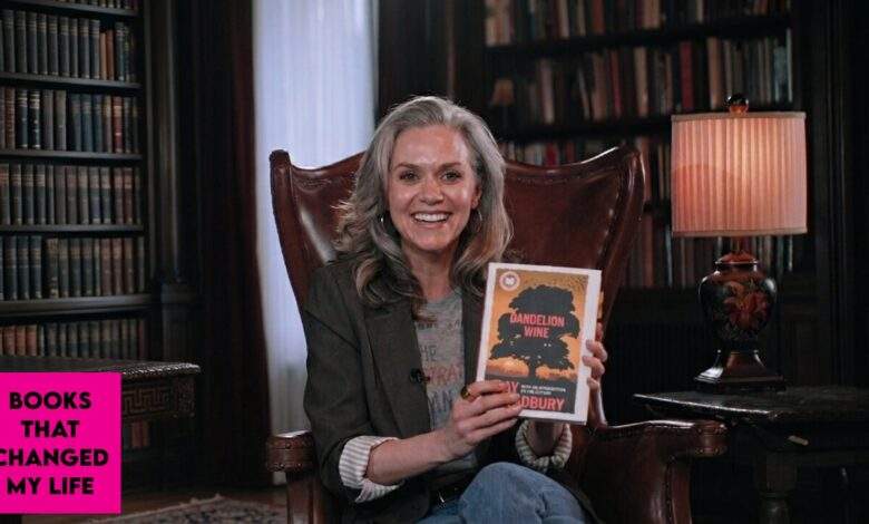 Hilarie Burton discussing Dandelion Wine by Ray Bradbury on Books That Changed My Life
