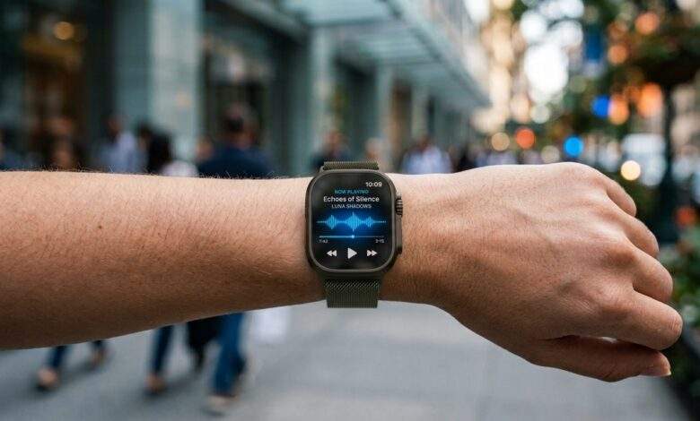 Apple Watch Live Rewind Audio Intelligence feature for missed conversation