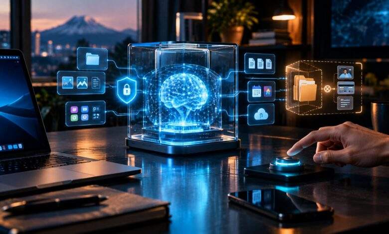 Privacy controls for on-device AI agents