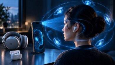 Apple Personalized Spatial Audio setup on an iPhone